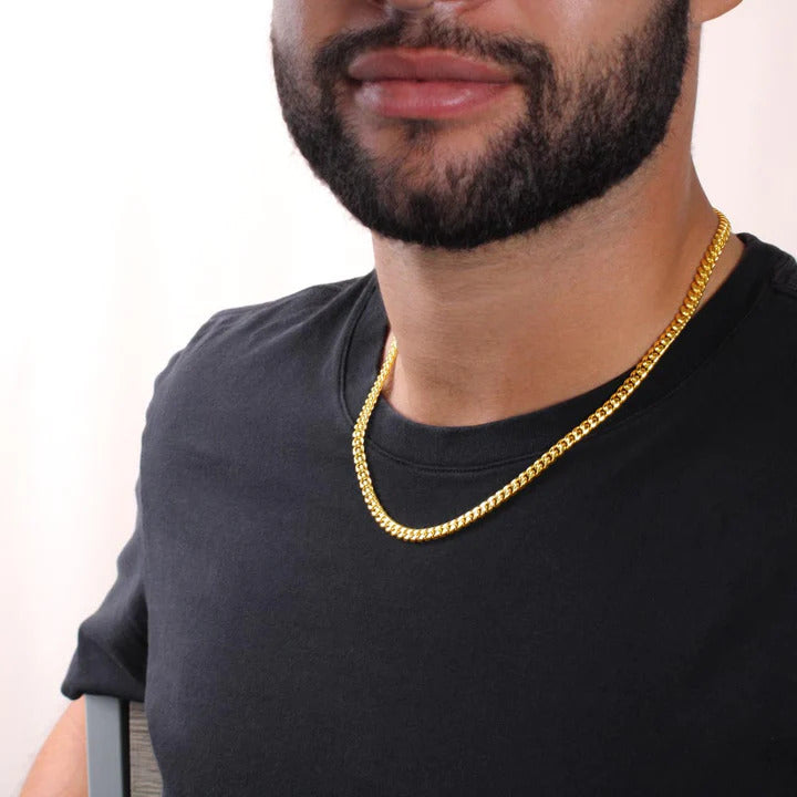 To My Man | Last Everything | Cuban Link Chain Necklace | Gift for Man