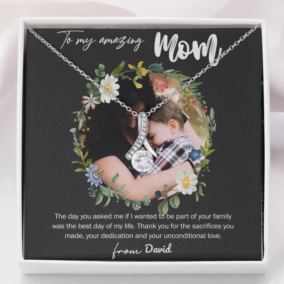 To my amazing Mom, Personalized Necklace