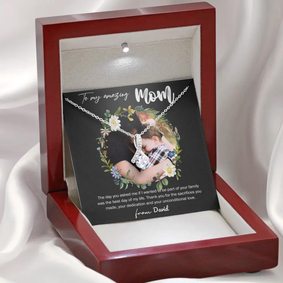 To my amazing Mom, Personalized Necklace