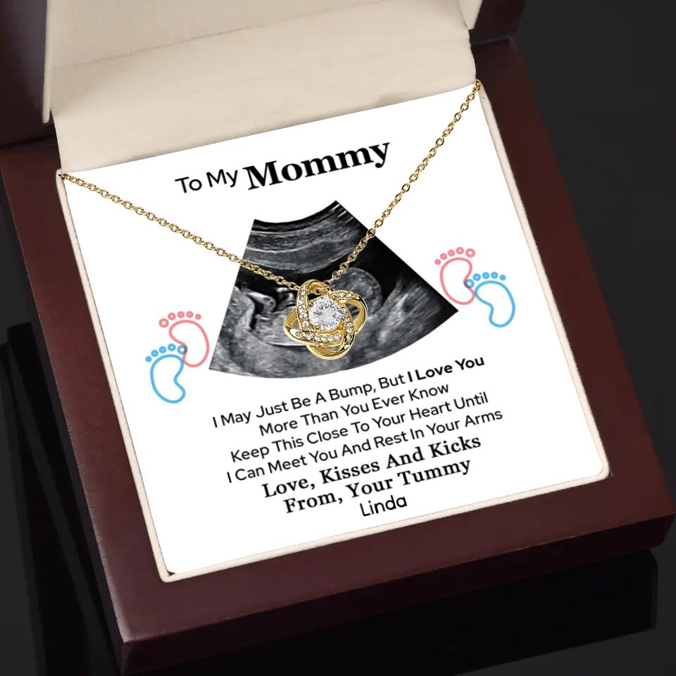 Pregnant Mom Gift, Expecting Mom Gift, Mom To Be Sonogram or Ultrasound Necklace - Best Mother's Day Gifts