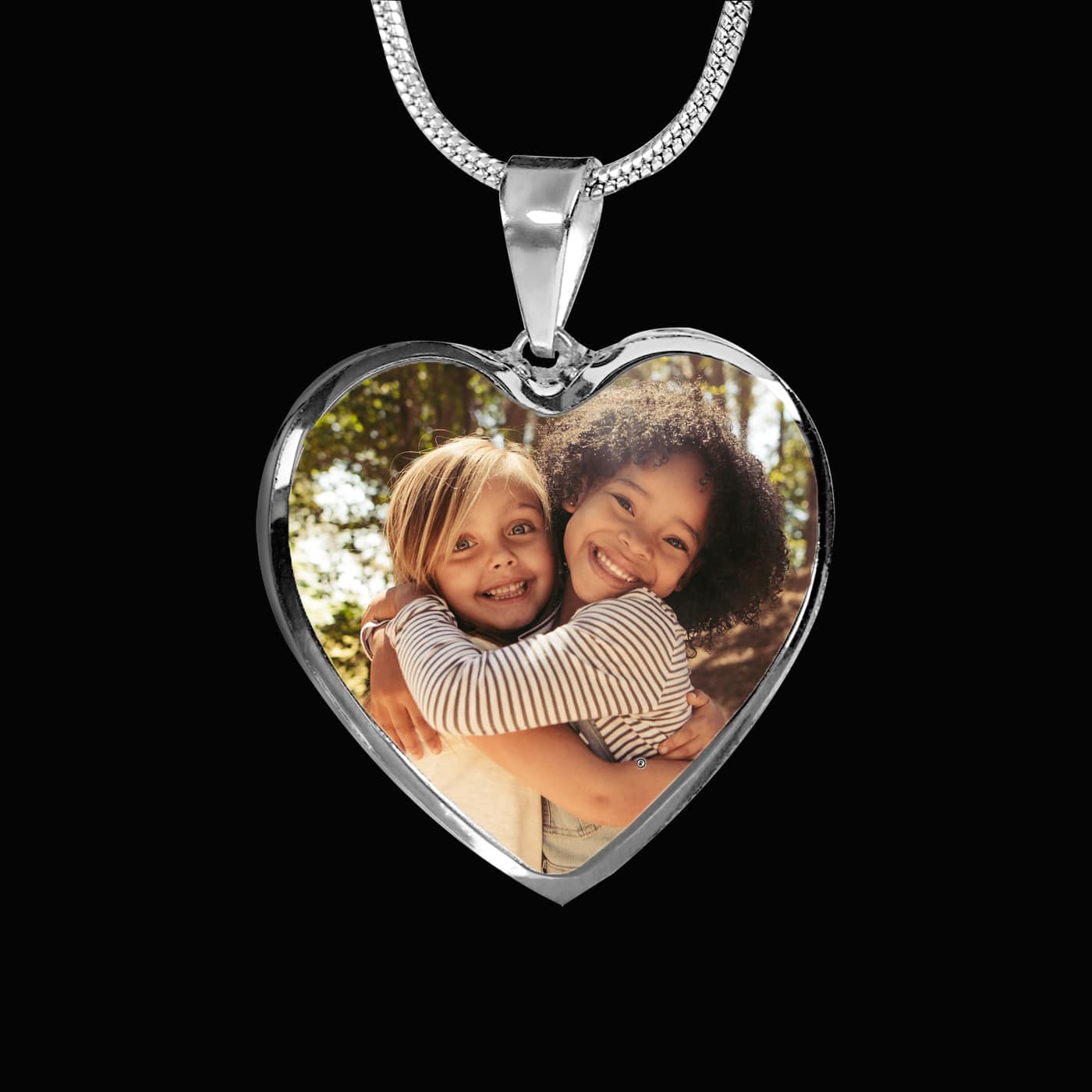 Heart Necklace Custom Sonograms Photo Upload - Gift for Pregnant Mom