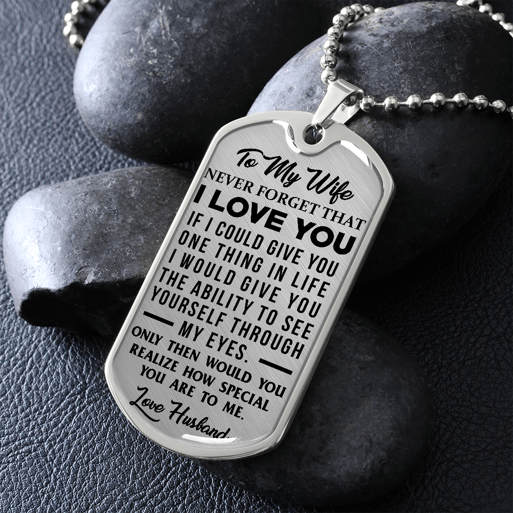 Wife - If I Could Give You One Thing in Life - Transparent Black