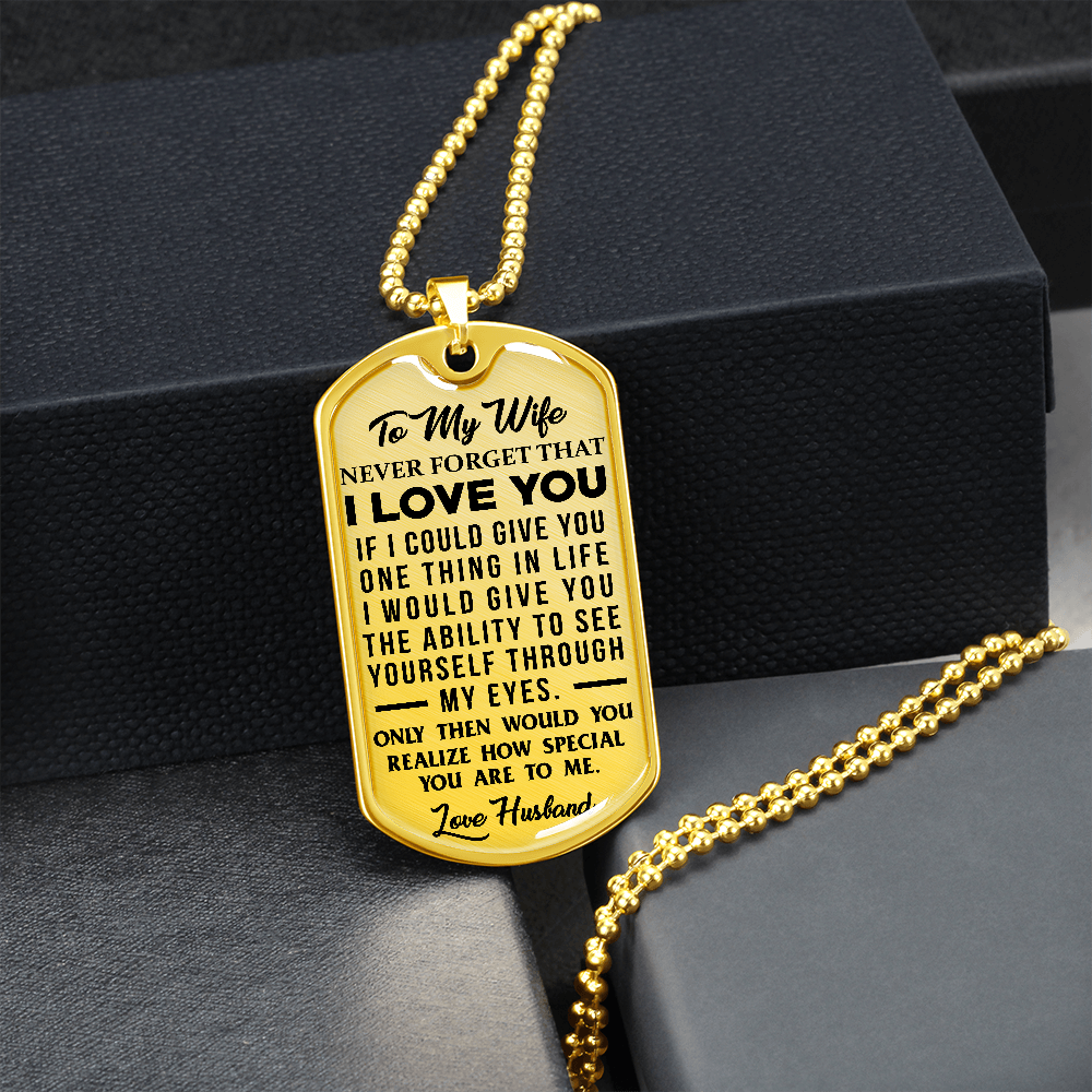 Wife - If I Could Give You One Thing in Life - Transparent Black