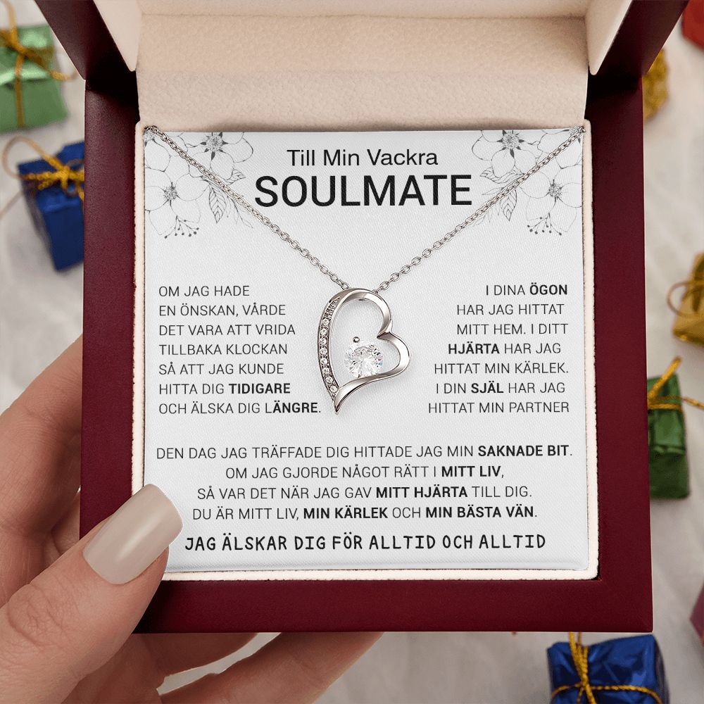 Till Min Vackra Soulmate Forever Love Halsband