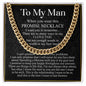To My Man Cuban Link Chain