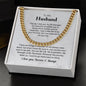 To My Husband Cuban Link Chain