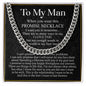To My Man Cuban Link Chain