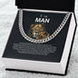 To My Man Cuban Link Chain