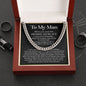 To My Man Cuban Link Chain