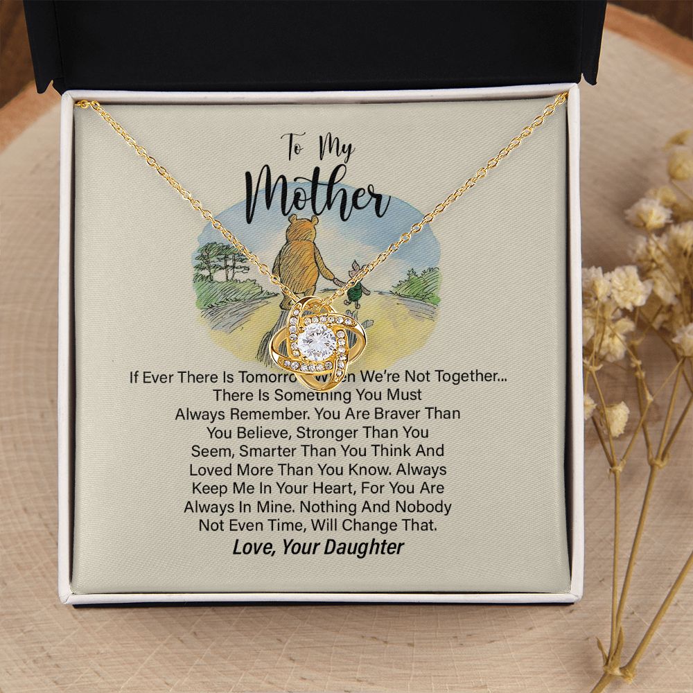 To My Mother Necklace From Daughter