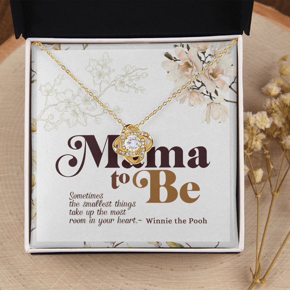 Mama To Be Love Knot Necklace