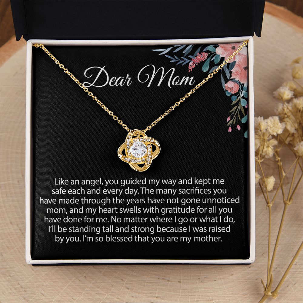 Gift For Mom Love Knot Necklace