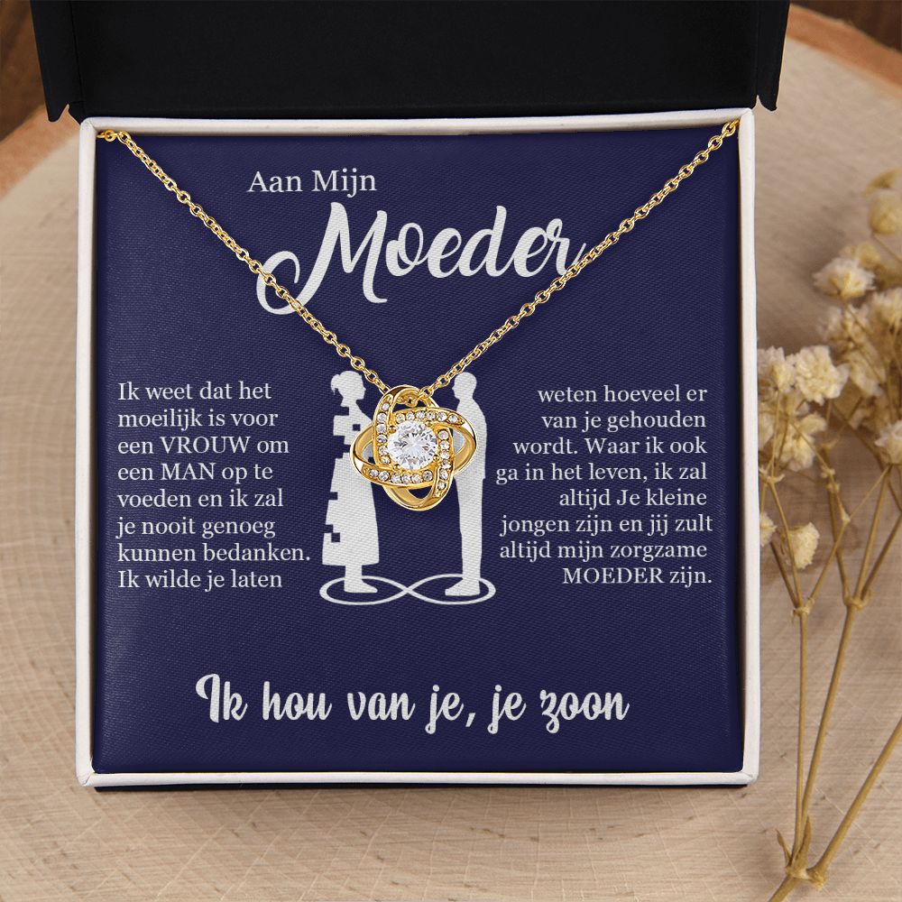 Aan Mijn Moeder Love Knot Ketting