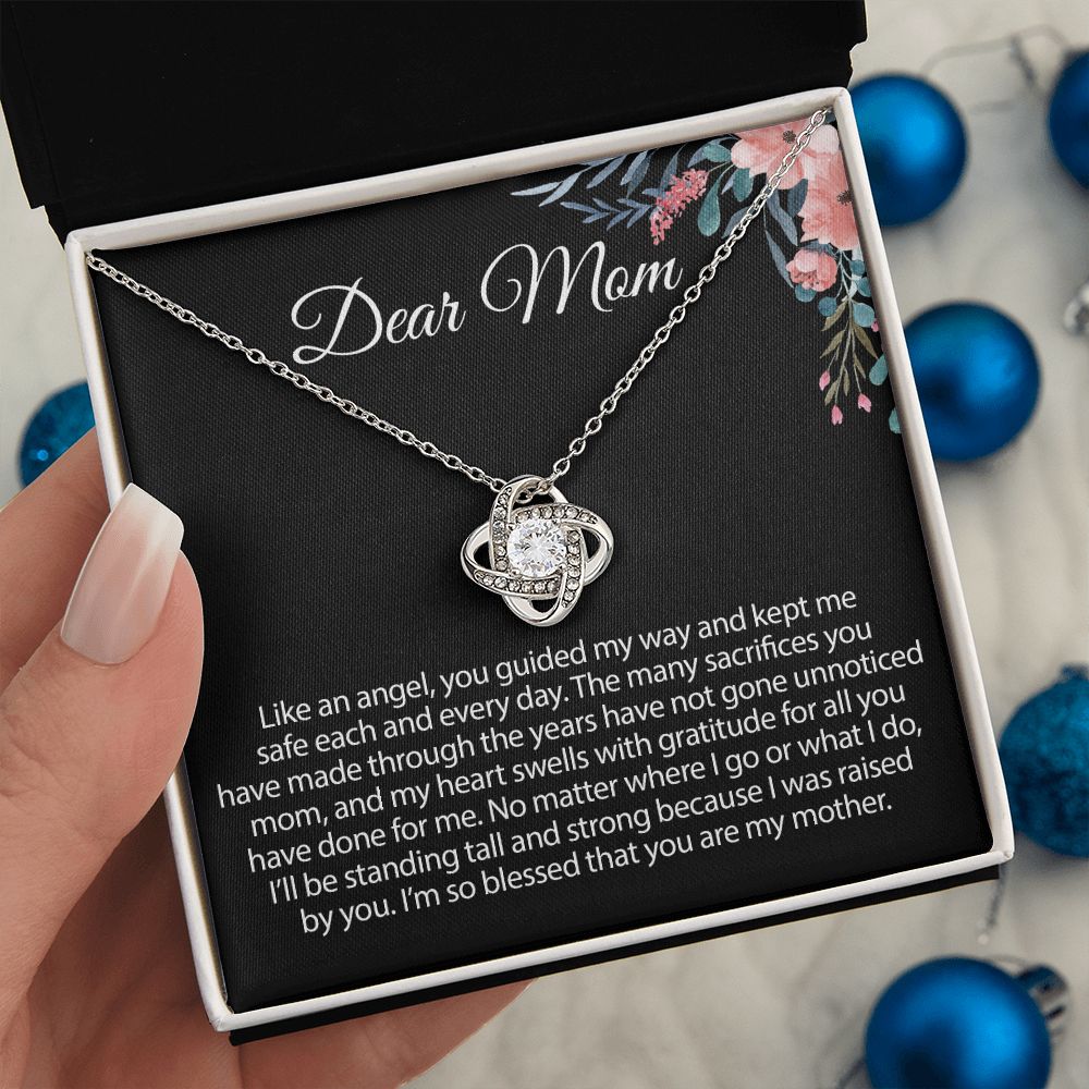 Gift For Mom Love Knot Necklace