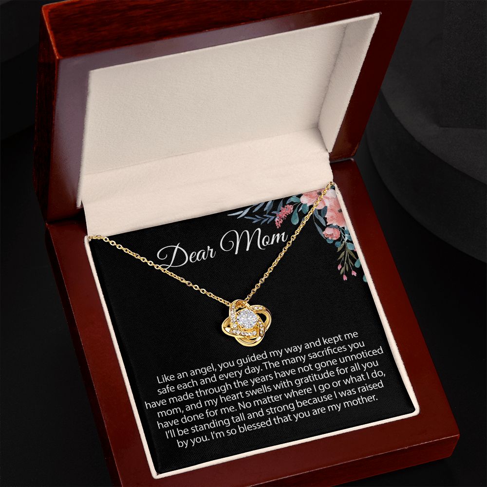 Gift For Mom Love Knot Necklace