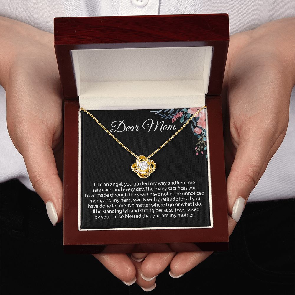 Gift For Mom Love Knot Necklace