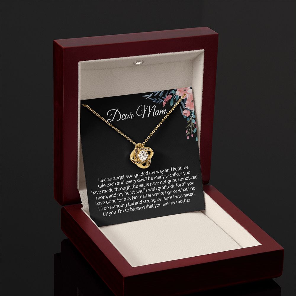 Gift For Mom Love Knot Necklace