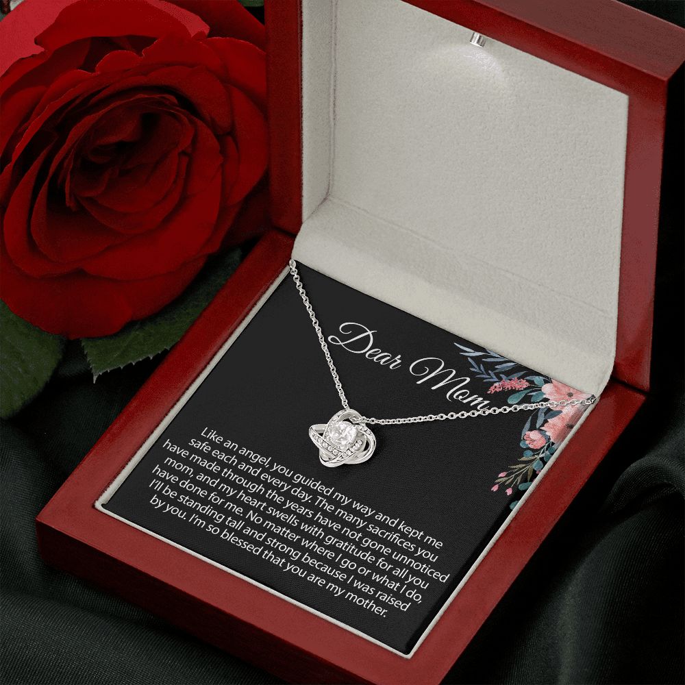 Gift For Mom Love Knot Necklace