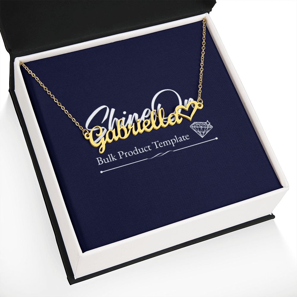 Heart Name Necklace
