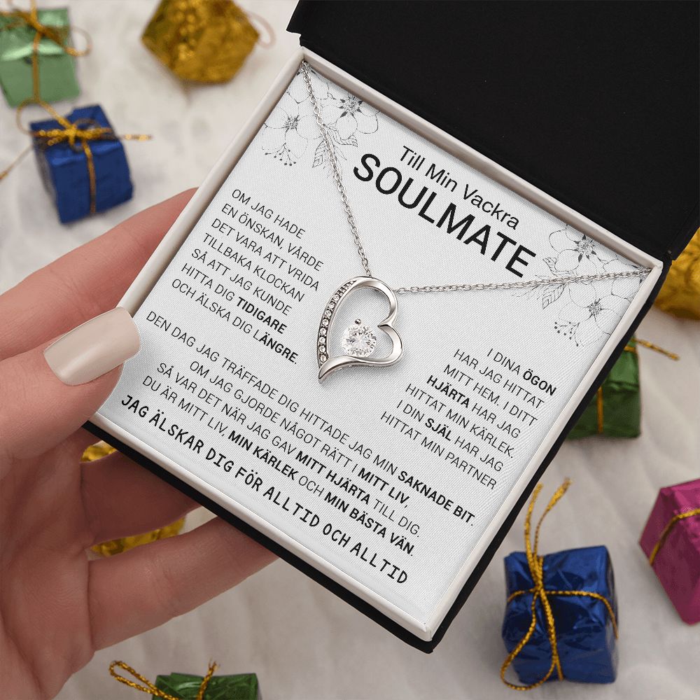 Till Min Vackra Soulmate Forever Love Halsband