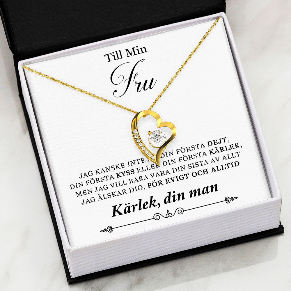 Till Min Fru Forever Love Halsband