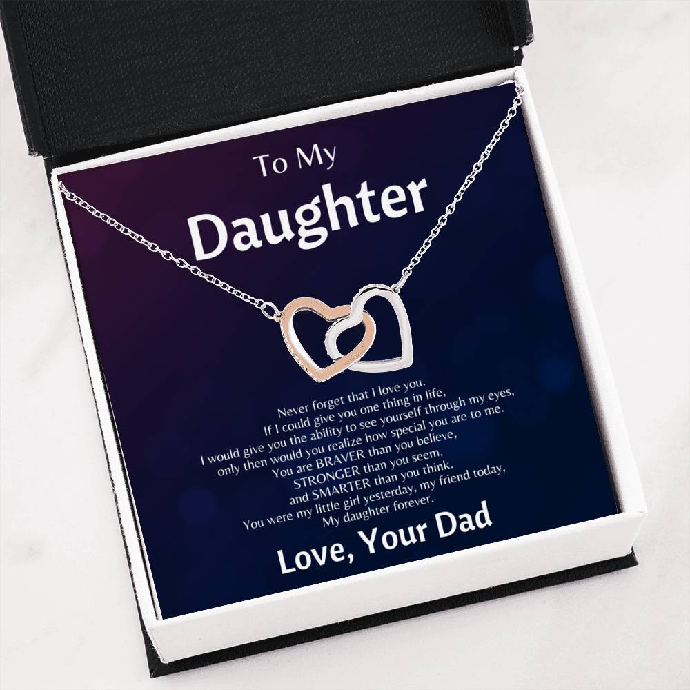 To My Daughter - How Special You Are To Me - Necklace