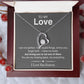To My Love, You Are My Missing Piece Forever Love Necklace