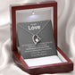 To My Love, You Are My Missing Piece Forever Love Necklace