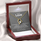 To My Love, You Are My Missing Piece Forever Love Necklace