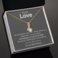 To My Love, You Are My Missing Piece Alluring Beauty Necklace