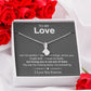 To My Love, You Are My Missing Piece Alluring Beauty Necklace