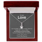 To My Love, You Are My Missing Piece Alluring Beauty Necklace
