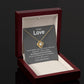 To My Love, You Are My Missing Piece Love Knot Necklace