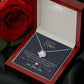 Mom - Thank you - Love Your Son Love Knot Necklace