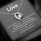 To My Love, You Are My Missing Piece Forever Love Necklace