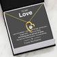 To My Love, You Are My Missing Piece Forever Love Necklace