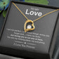 To My Love, You Are My Missing Piece Forever Love Necklace