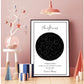 Custom Star Map Print - Night We Met - Anniversary Gift Romantic - Night Sky Constellation Print Personalised