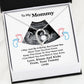Pregnant Mom Gift, Expecting Mom Gift, Mom To Be Sonogram or Ultrasound Necklace - Best Mother's Day Gifts