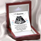 Pregnant Mom Gift, Expecting Mom Gift, Mom To Be Sonogram or Ultrasound Necklace - Best Mother's Day Gifts