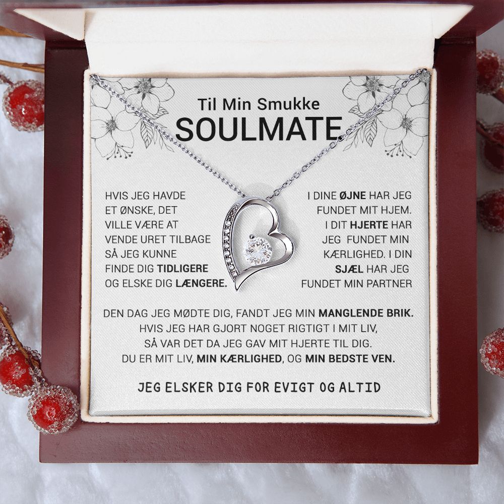 Til Min Smukke Soulmate For Evigt Kærlighed Halskæde