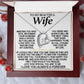 To My Beautiful Wife | Meeting You Was Fate | Forever Love Necklace