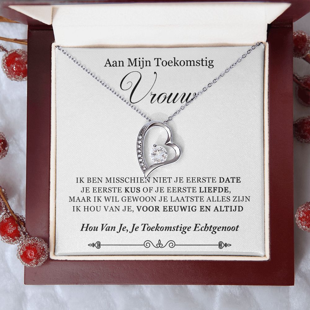 Aan Mijn Toekomstig Vrouw Forever Love Ketting
