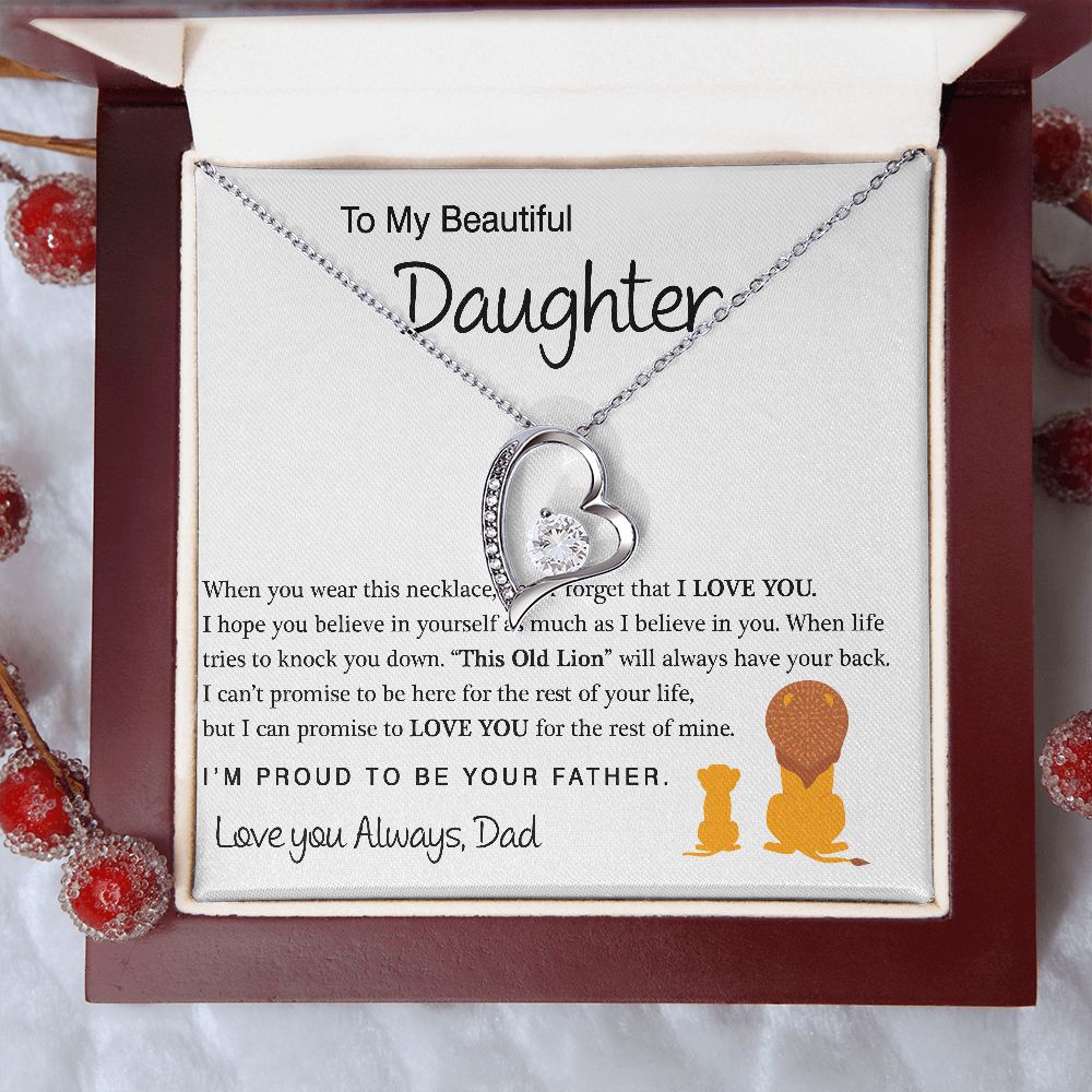 To My Beautiful Daughter | This Old Lion | Gift For Daughter From Dad