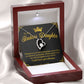 To My Badass Daughter Forever Love Necklace