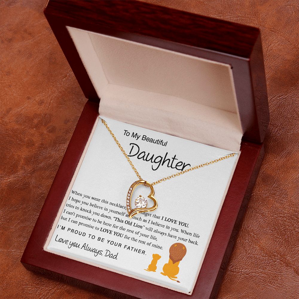 To My Beautiful Daughter | This Old Lion | Gift For Daughter From Dad