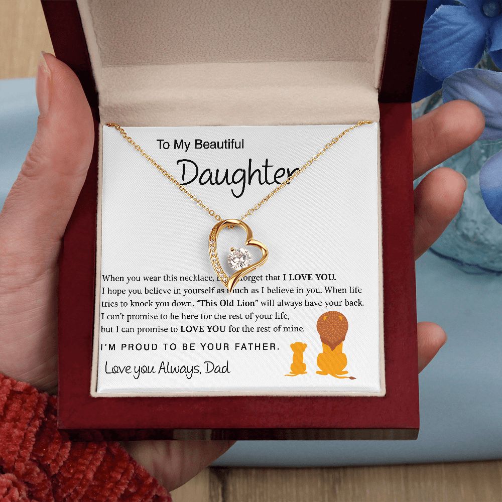 To My Beautiful Daughter | This Old Lion | Gift For Daughter From Dad