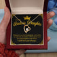 To My Badass Daughter Forever Love Necklace