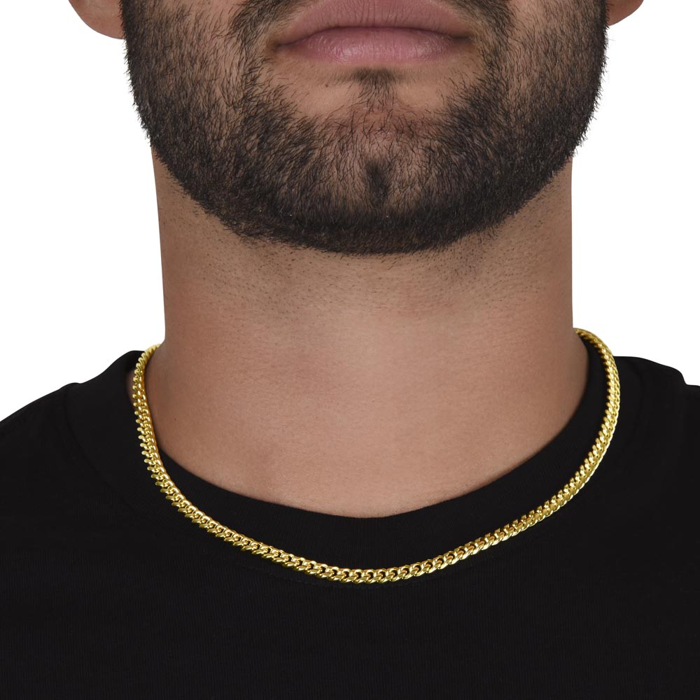 To My Boyfriend | The World To Me | Cuban Link Chain | Gift For Boyfriend