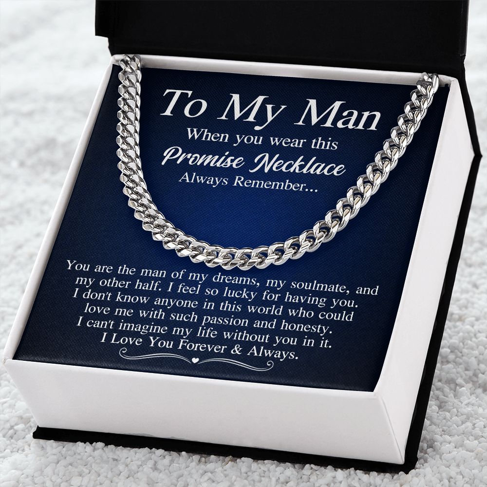 To My Man - The Man Of My Dreams, Cuban Link Chain